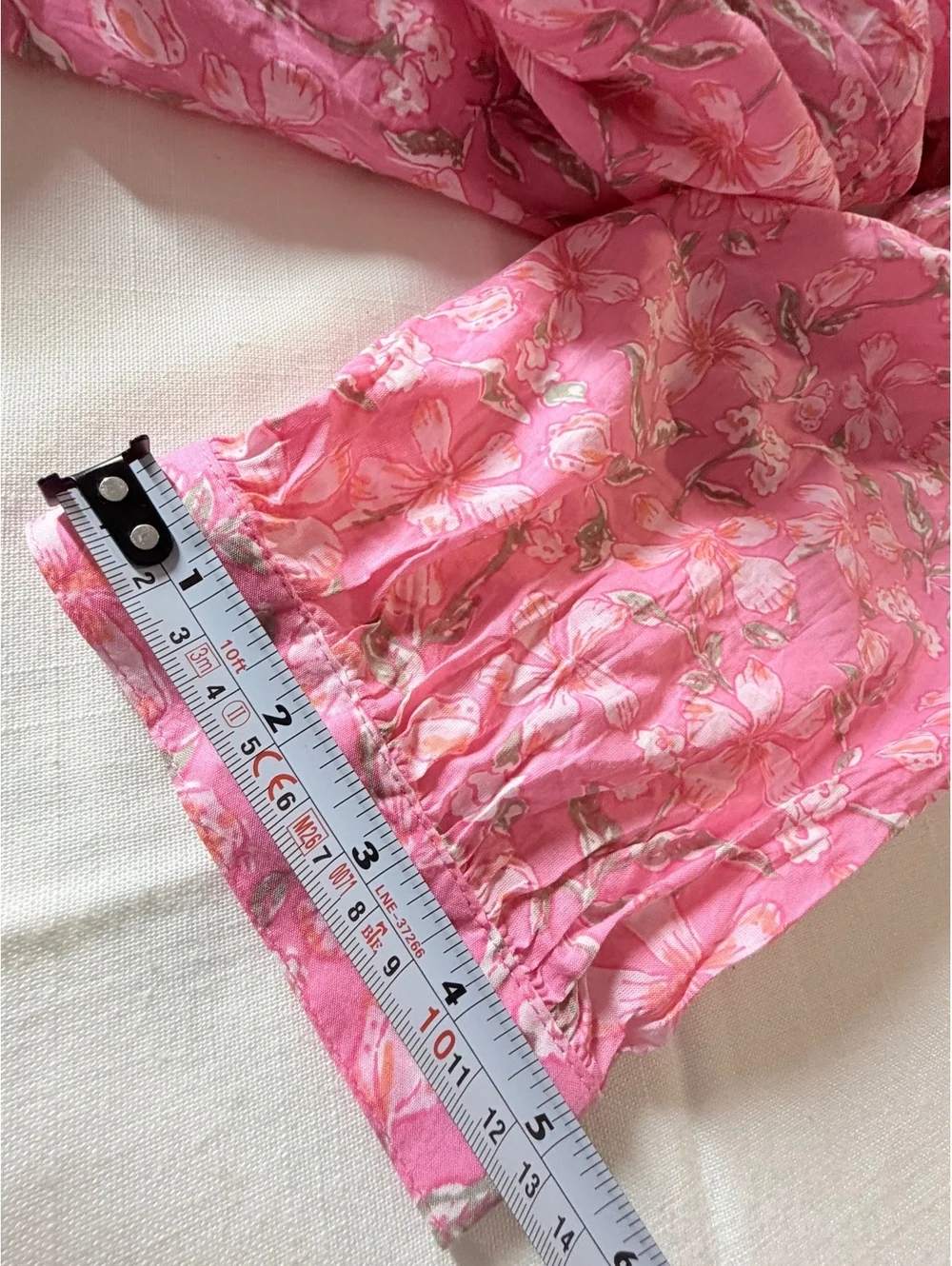 Vineyard Vines Women's 3X Pink Floral Long Sleeve Dress Cotton Rayon Blend